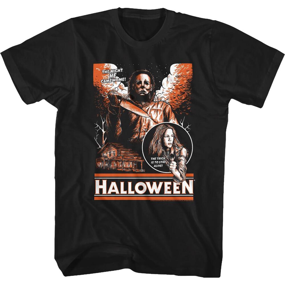Michael Myers And Laurie Strode Halloween Tshirt